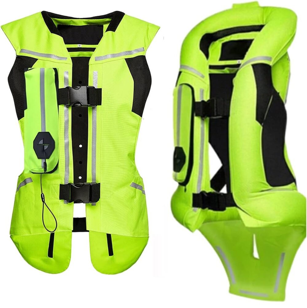 Gilet airbag moto et moto cross vert IMG 12 13 Gilet airbag moto moto cross vert 1
