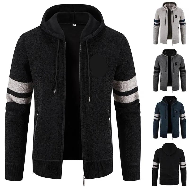 Homme Sweat à Capuche Sweat à Capuche Zippé Veste De Survêtement Bleu