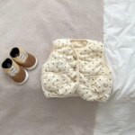 Gilet bébé matelassé sans manches à poches