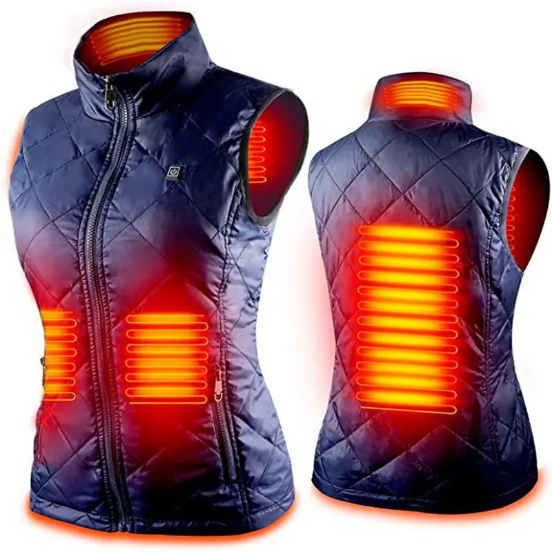 Les gilets pratiques pour les sorties en montagne ou au ski Les gilets pratiques pour les sorties en montagne ou au ski Top gilet chauffant sans manches pour femme 5