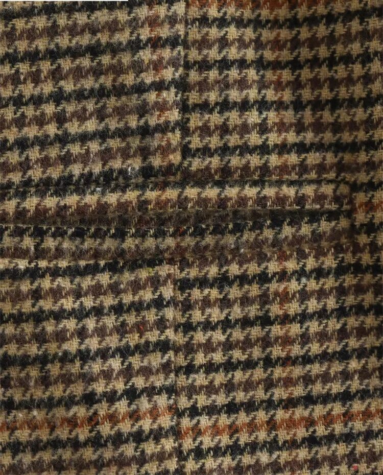 Gilet court sans manche pour femme, imprimé pied-de-poule