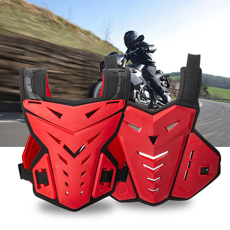 Gilet de protection de moto d'été - Rouge