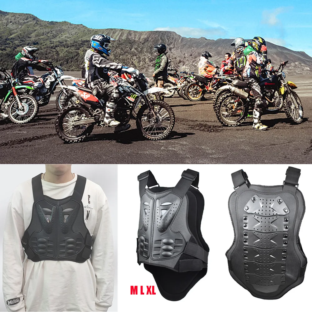 Gilet de  protection de moto pour adulte avec coques devant et derrière
