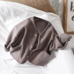 Gilet en coton pour bébé à manches longues automne hiver