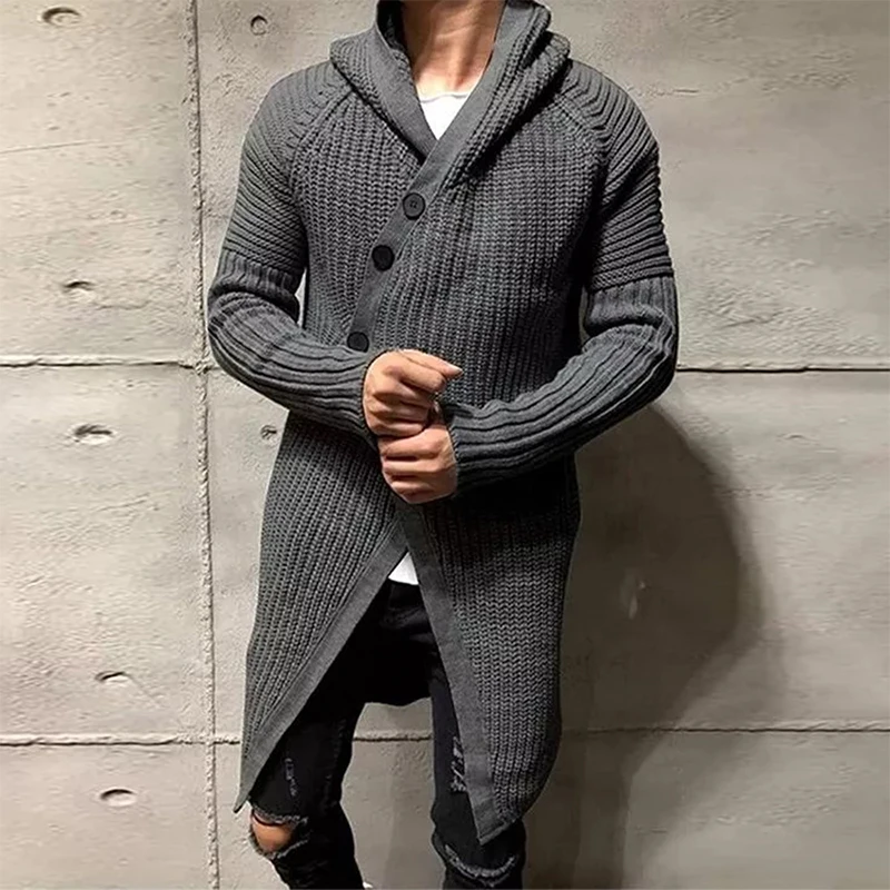 Gilet mi-long épais pour homme