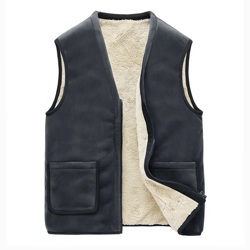 Duohropke Gilet D'hiver En Velours Côtelé Pour Homme - Rétro - Veste