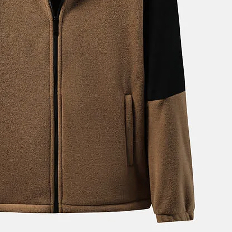 Gilet polaire bicolore pour homme