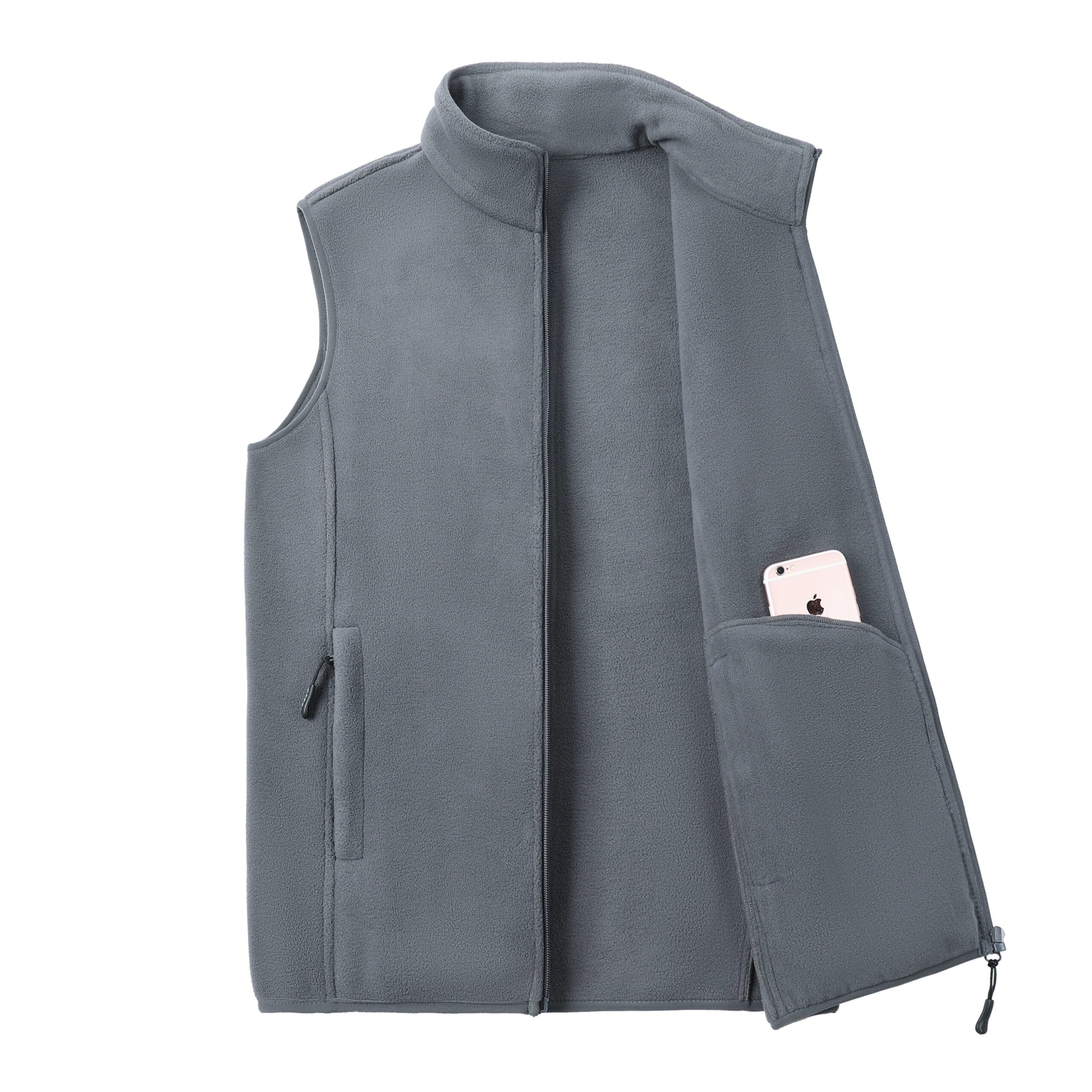 Gilet polaire sans manches pour homme