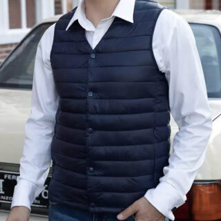 Gilet rembourré en duvet pour homme