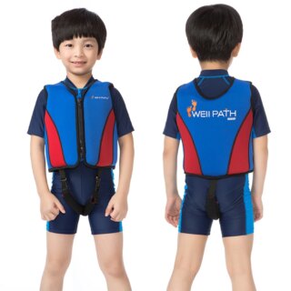 Gilet de piscine flottant à zip pour enfant