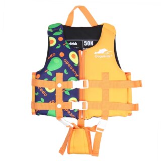 Gilet de piscine flottant orange pour enfant