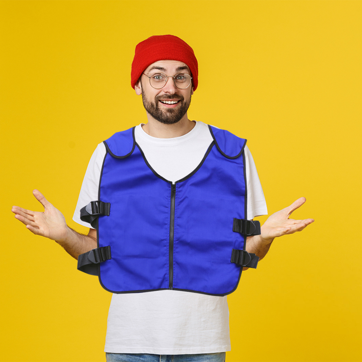 Gilet rafraichissant avec pains de glace