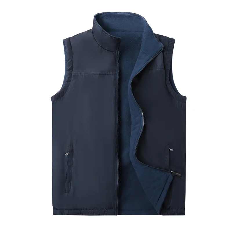 Gilet sans manches intérieur polaire pour homme