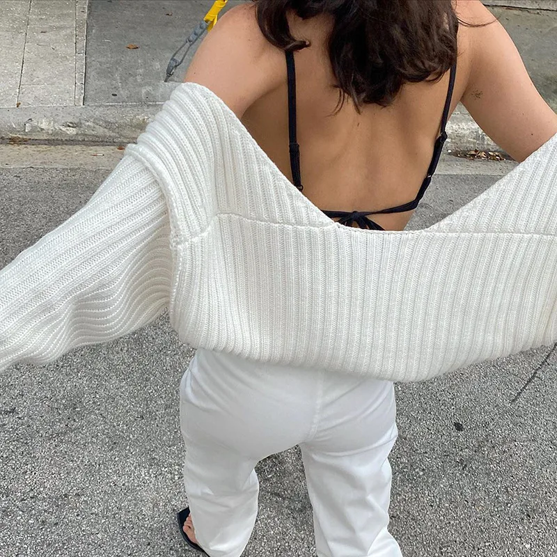 Gilet ultra court en tricot côtelé pour femme