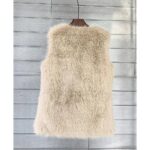 Gilet Réversible En Fausse Fourrure Gap Taille 2X - Rose Pâle Et Marron - Neuf Sans étiquette (Deadstock)